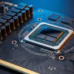 A large processor package on an accelerator board