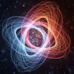 Stylised atomic model