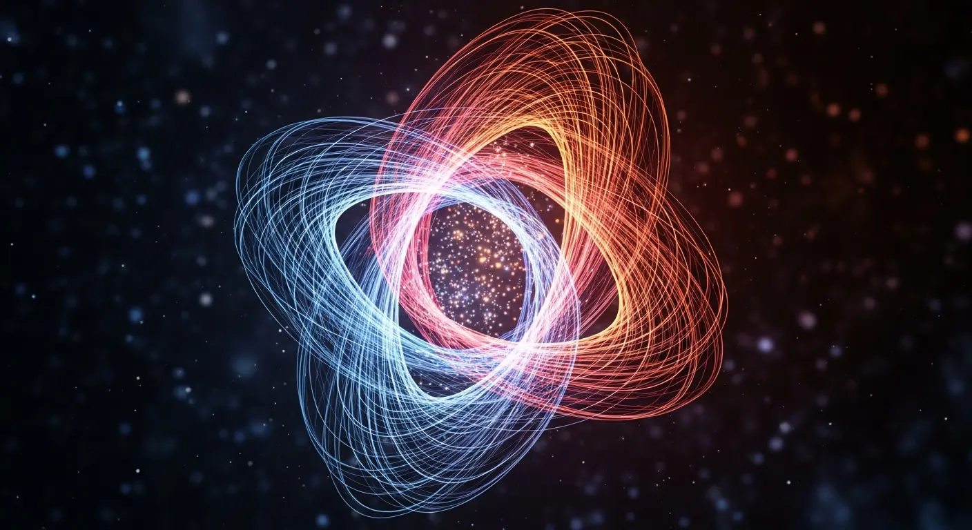 Stylised atomic model