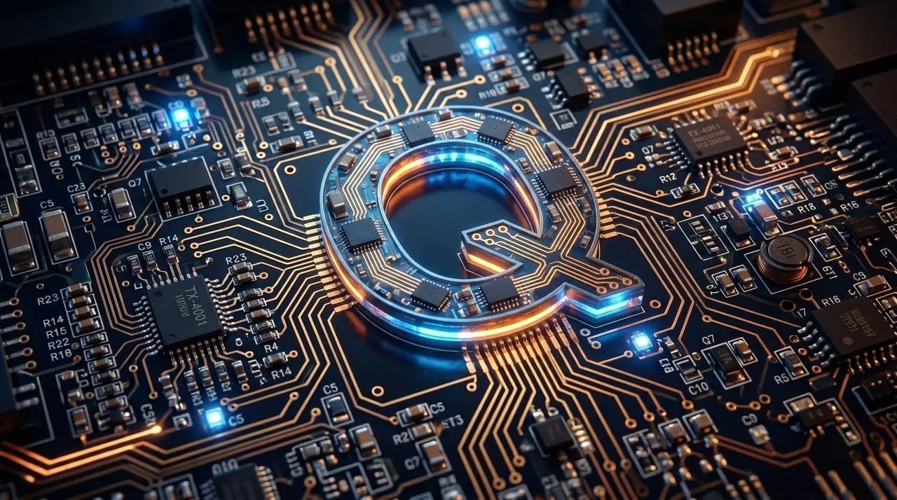 A quantum circuit on a chip