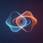 Two interlocking polyhedra sharing an orbit