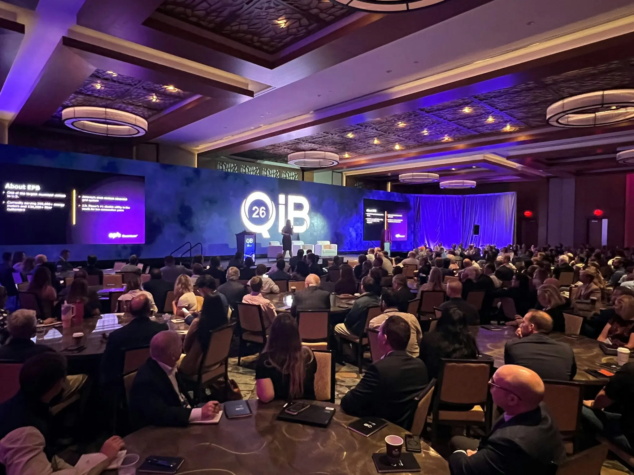 QiB attendees listen to EPB CEO Janet Rehberg