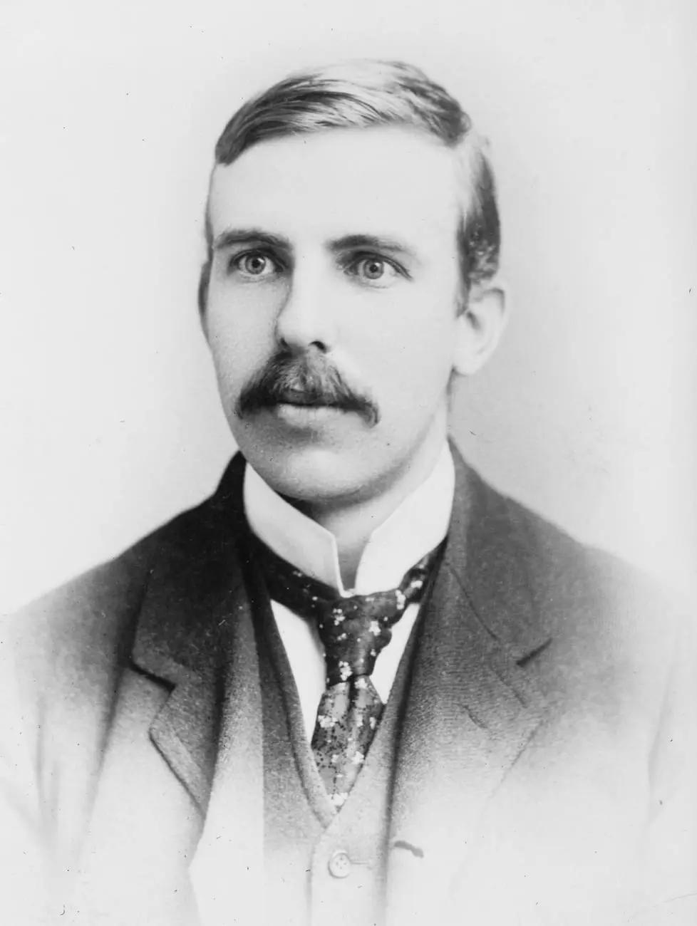 Ernest Rutherford in the years before he discovered the atomic nucleus