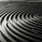 Concentric ridges like a giant fingerprint
