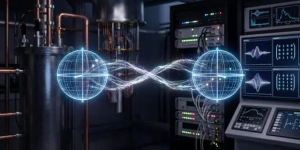 Two entangled quantum orbs