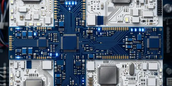 Finland quantum computing companies circuit-board flag