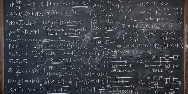 A blackboard of named quantum circuits and gate identities