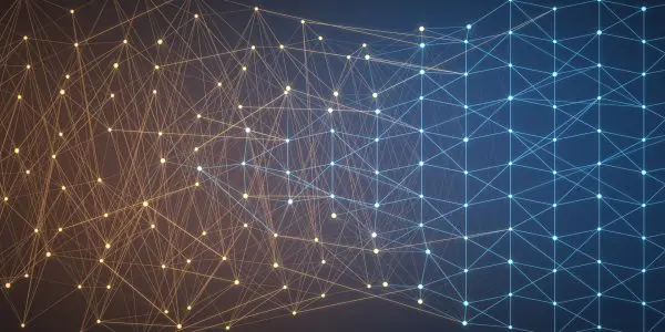 A neural network beside a crystalline qubit lattice