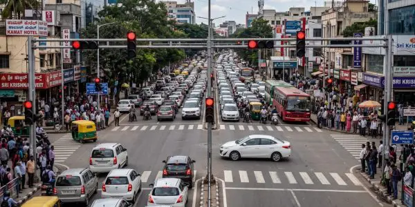 City traffic as a network