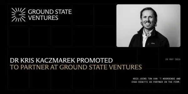 Ground State Ventures Promotes Kris Kaczmarek to Partner