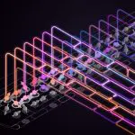 HRL Ribbon Cable Preserves Qubit States in Self-Controlling Processor