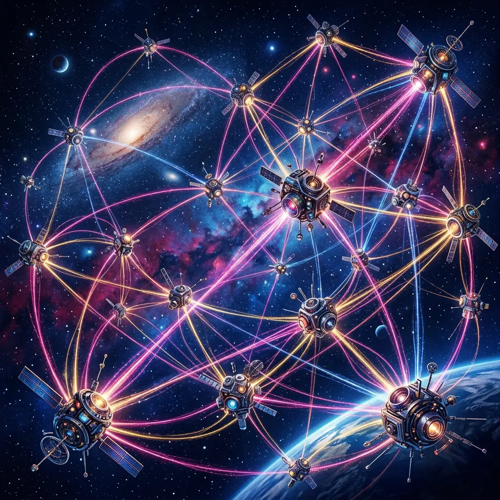 Network nodes connected by single-photon links