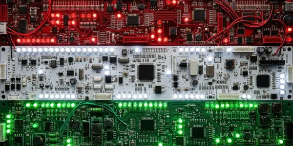Hungary quantum computing companies, the Hungarian flag rendered in circuit boards