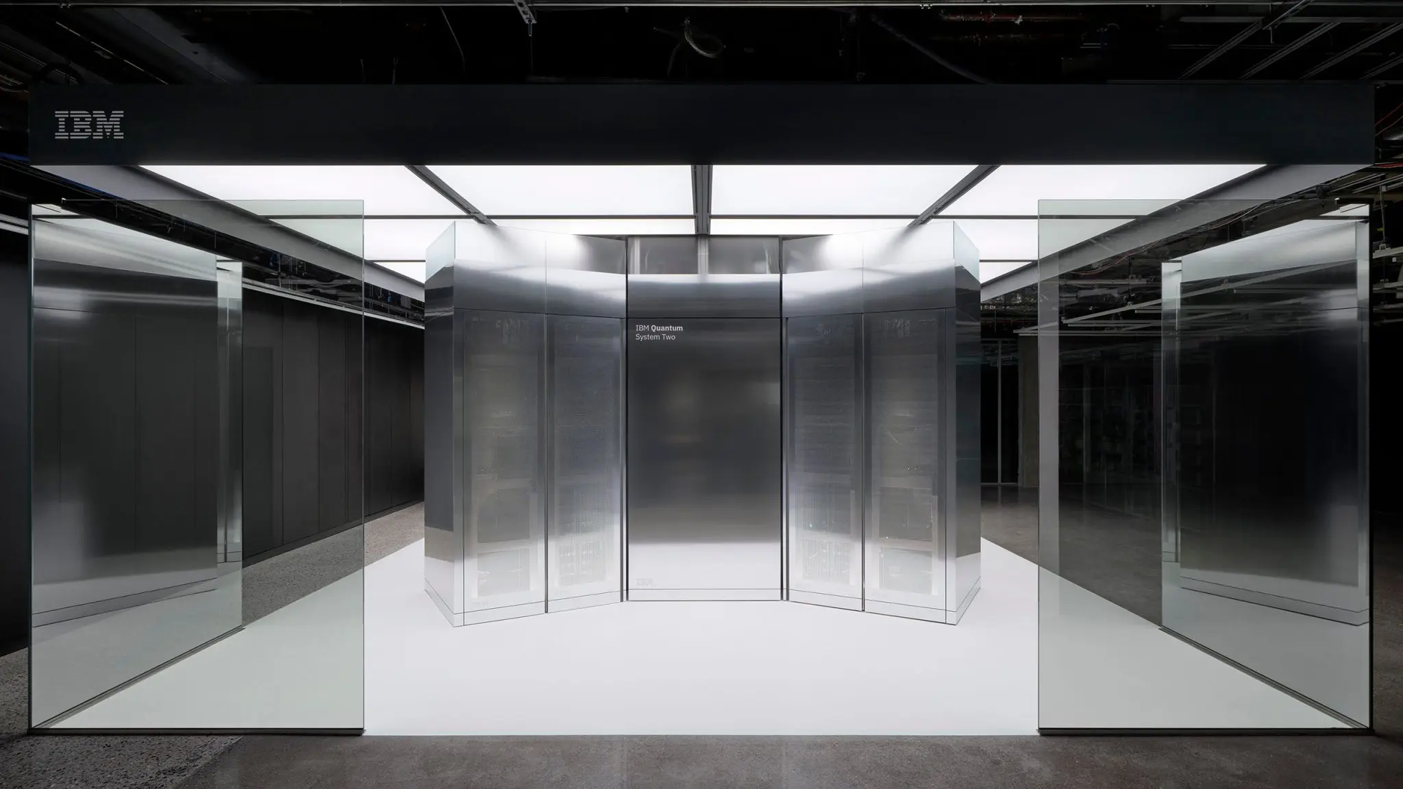 Ibm Computing Legacy, The Complete Story From 1890 To Quantum Computing IBM Quantum System Two, the modular cabinet built to hold several processors at once