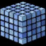 Stacked cube lattice illustration
