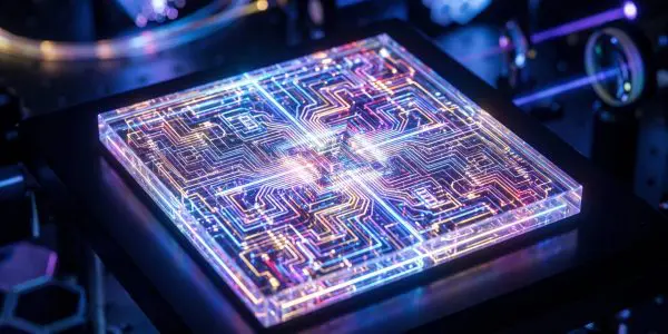 A quantum processor chip
