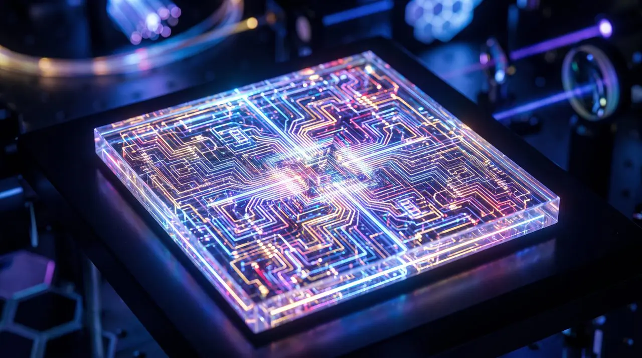 A quantum processor chip