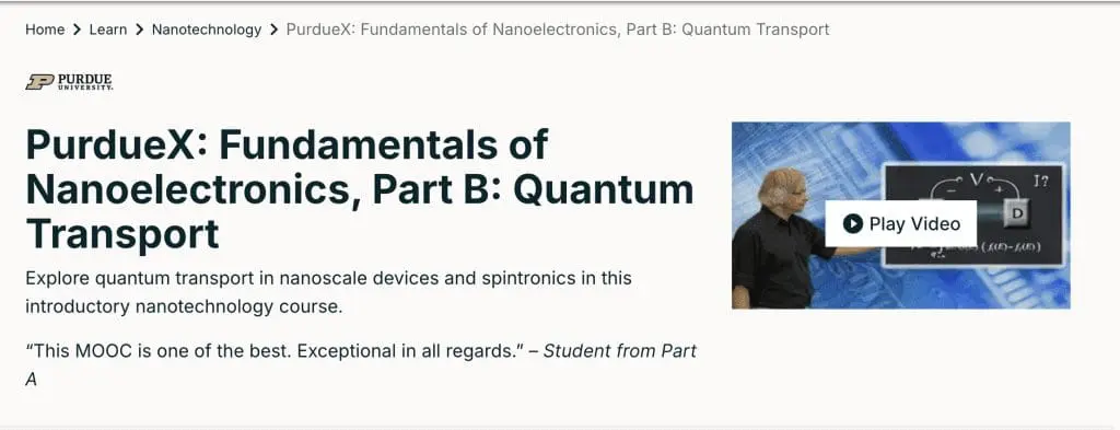 Quantum Computing Courses from Online Platforms: Edx and Coursera.