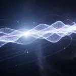 Particle-wave field across a starfield