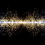 Quantum entanglement linking particles across distance