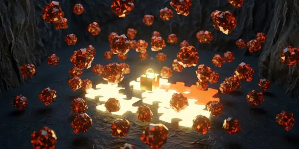 Blockchain distributed ledger recording immutable transactions