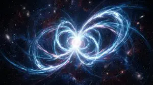 A magnetar wrapped in looping field lines