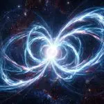 A magnetar wrapped in looping field lines