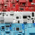 Luxembourg quantum computing companies, the Luxembourg flag rendered in circuit boards