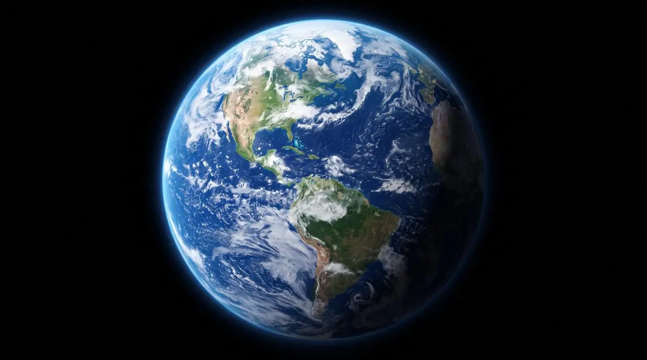 Earth from orbit