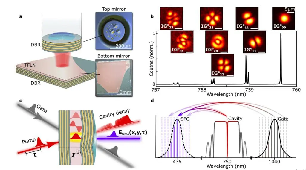 Ultrafast Optical Gating in Lithium Niobate Microcavity Enables Instantaneous Up-Conversion of Intra-Cavity Fields