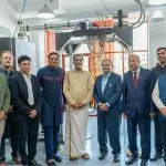 The facility was inaugurated by Dr. Sridhar Vembu. From left Dr. Dayanand, Dean, School of Computing & Engineering, Dr