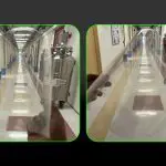 Two photos show hands holding and bending a transparent flexible silicon sheet