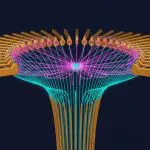 Trapped ion quantum computer controlling individual atoms with lasers