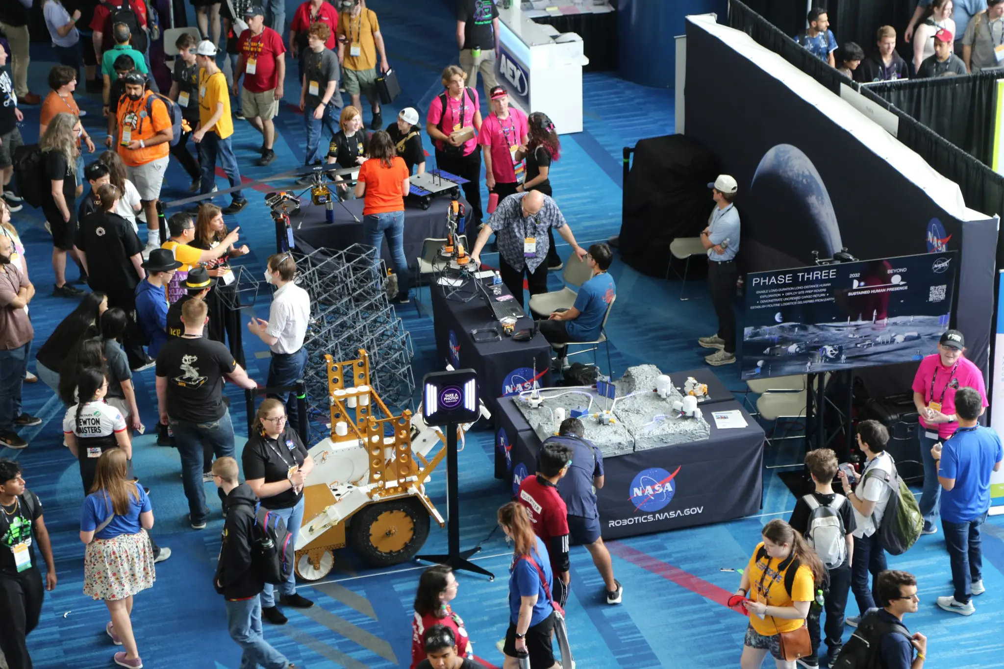 NASA Engages 51,000 at FIRST Robotics with Moon Base Vision