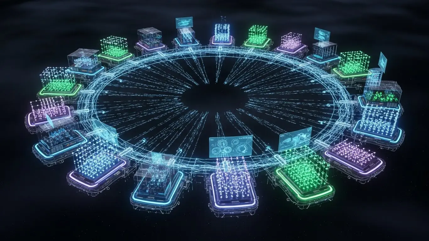 Distributed Quantum Computing with Slow Interconnects