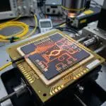 A photonic processor chip