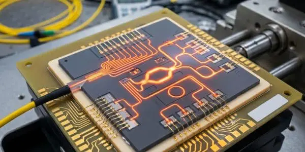 A photonic processor chip