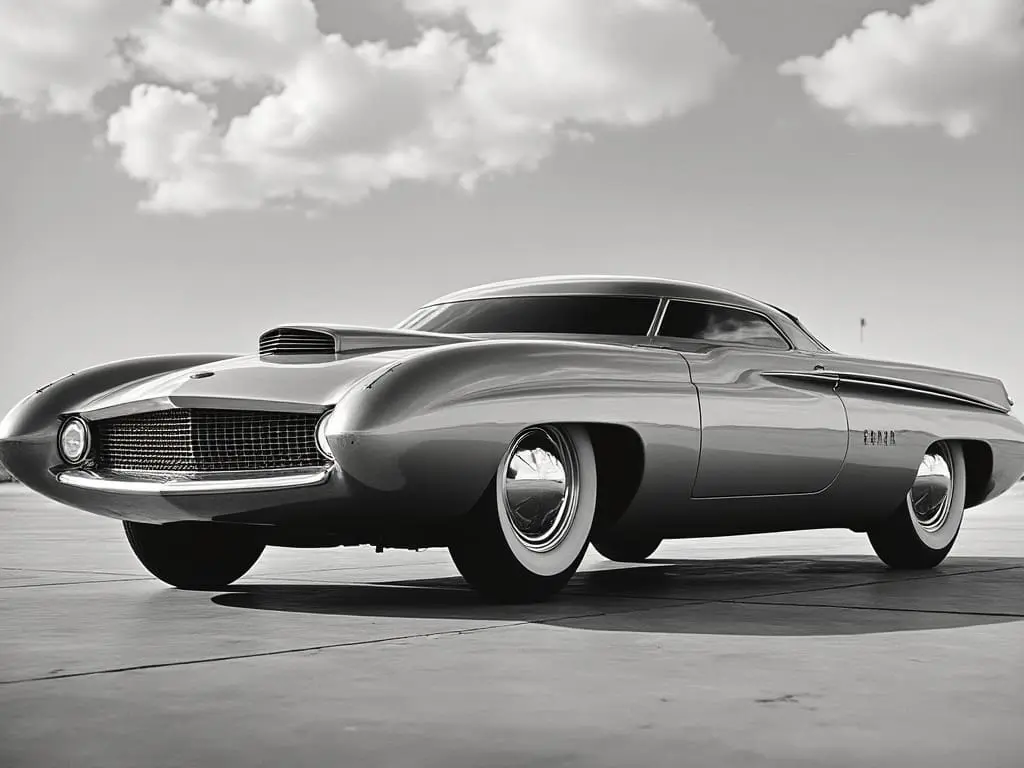 People imagined nuclear powered cars.