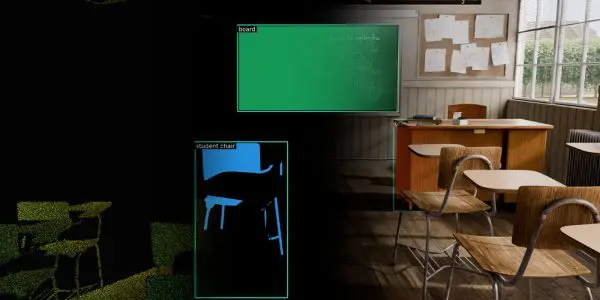 Figure 1. Reference workflow demonstrating how to use Omniverse Libraries to activate a Blender scene with agents
