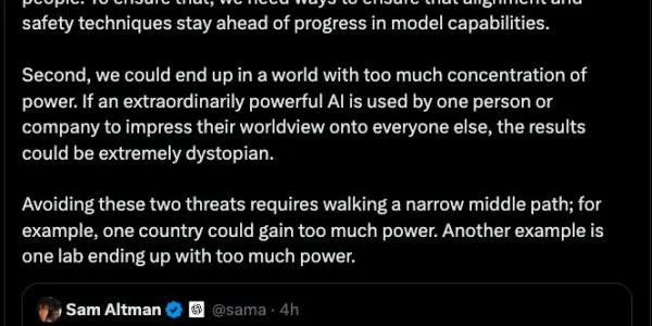 A screenshot displays a social media post with text overlaid on a dark background, featuring shades of grey and white.