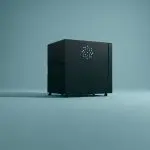 Pasqal neutral-atom quantum computer, the PSQL company quantum processing unit cabinet