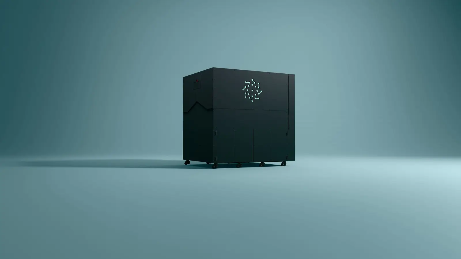 Pasqal neutral-atom quantum computer, the PSQL company quantum processing unit cabinet
