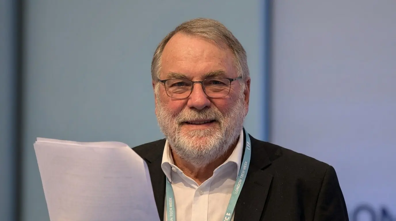 Professor Sir Peter Knight, the physicist who helped build Britain's national quantum programme, at London Tech Week