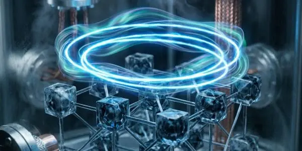 Levitating superconductor pellet above a magnet
