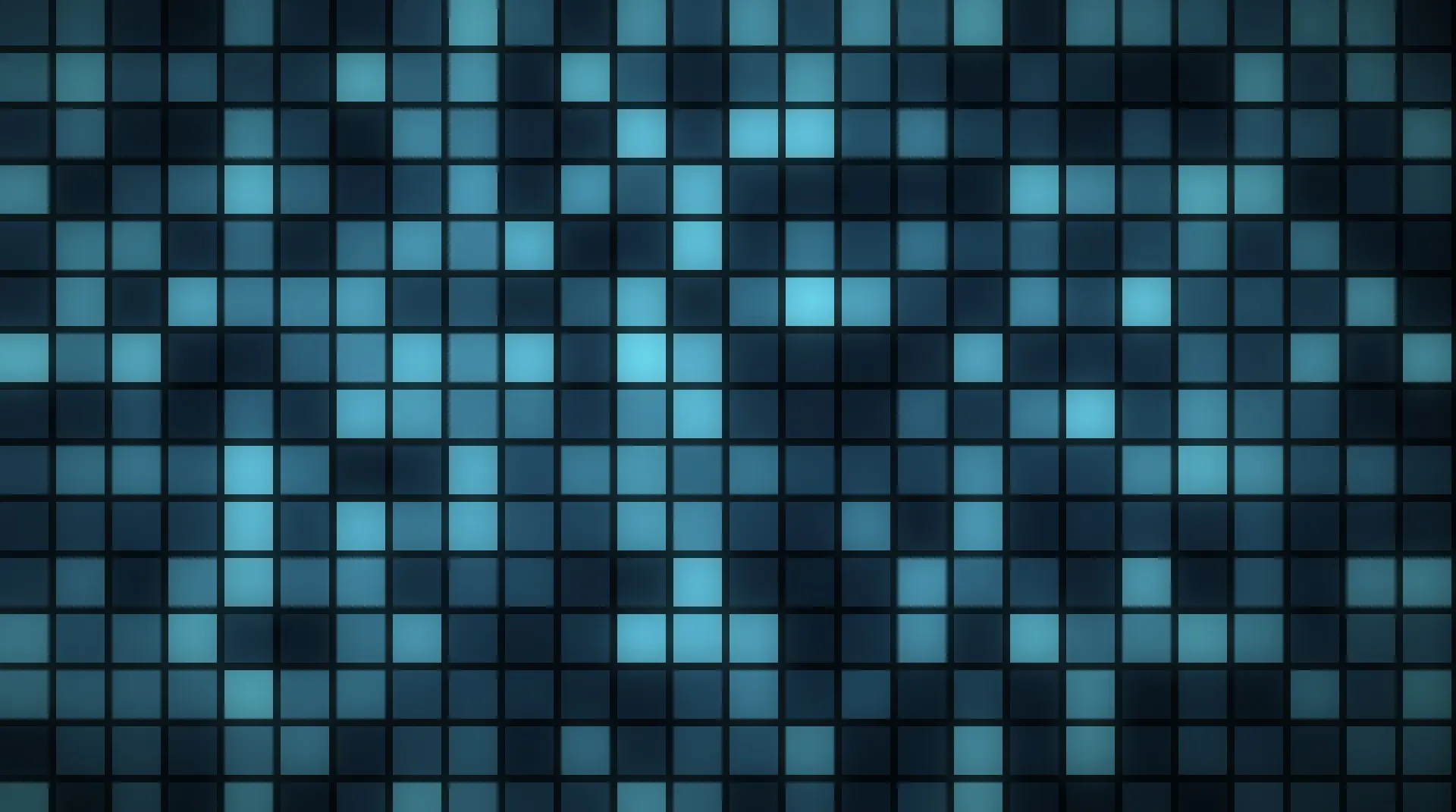 An abstract grid of luminous cells representing a large matrix