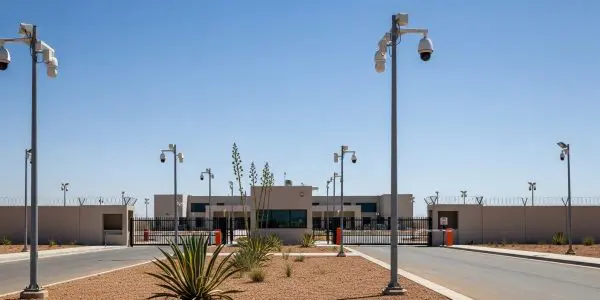 Secured data-centre gate