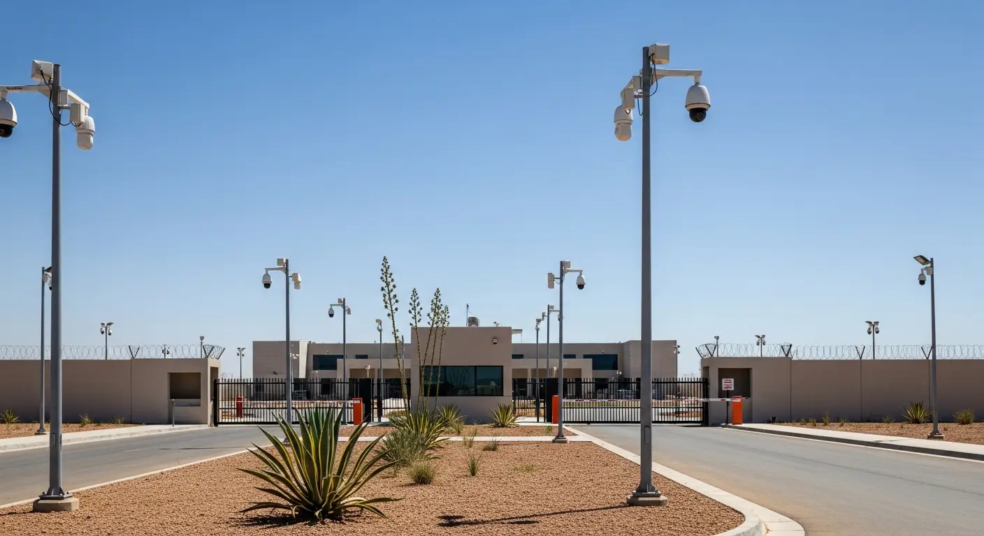Secured data-centre gate