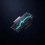 Circuit-board fragment pulsing with light