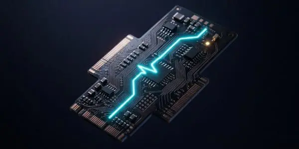 Circuit-board fragment pulsing with light
