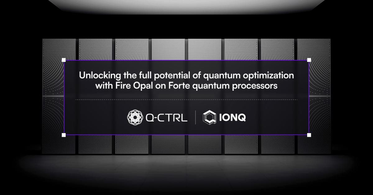 IonQ & Q-CTRL Partnership Simplifies Quantum Optimization with Native Software Integration